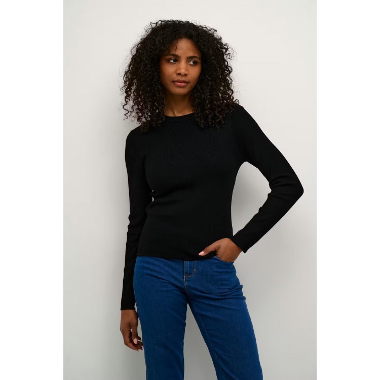Kaffe KAmaghrete Pullover zwart
